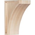 Dwellingdesigns 3 x 3.5 x 6 in. Small Lawson Wood Corbel, Maple DW2572814